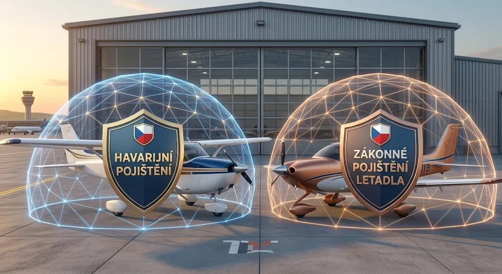 Rozdíl mezi zákonným a havarijním pojištěním letadla